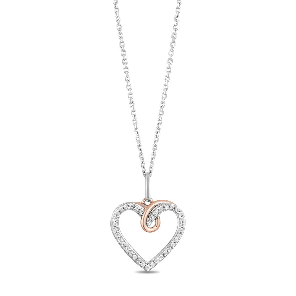 925 Sterling Silver Women's Heart Shape Necklace Bulk Rate 150/Gram Design-7