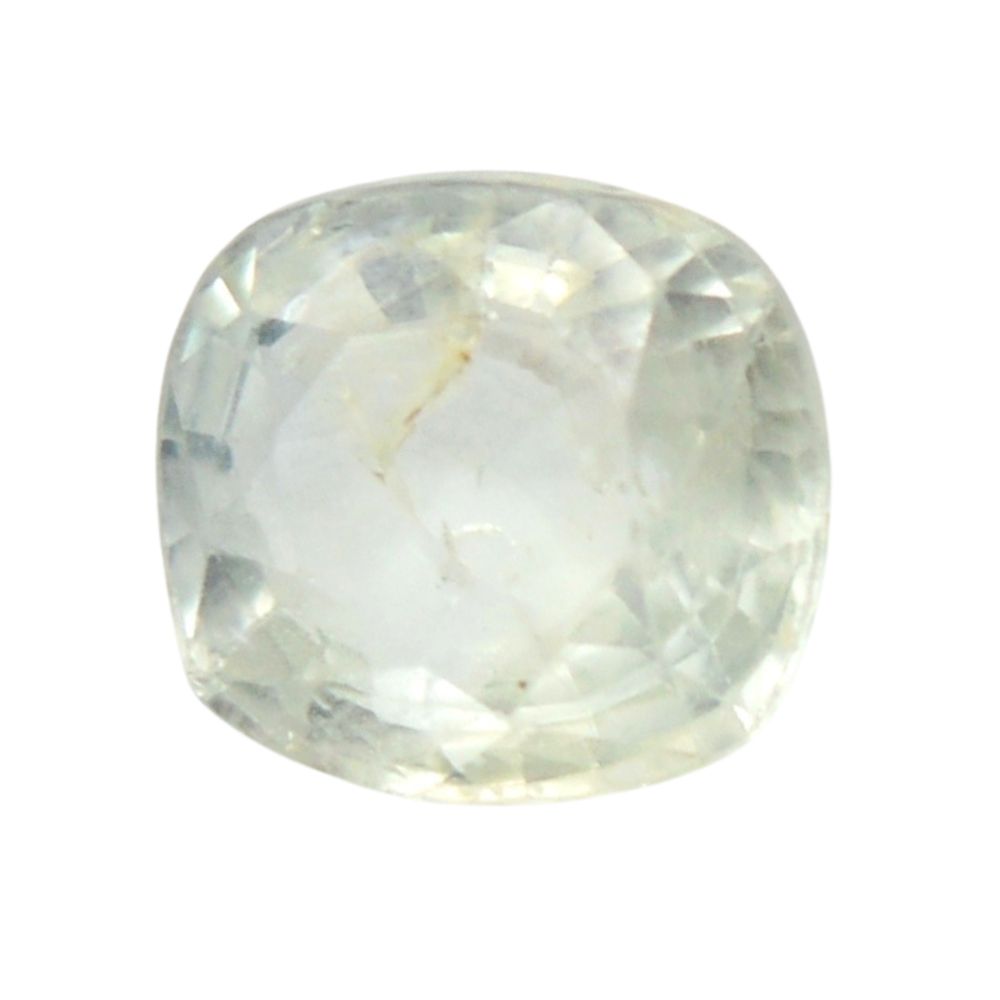 3.3 Ratti 3 Carat Certified Natural Ceylon Sri Lanka White Sapphire (Safed Pukhraj) at Wholesale Rate (Rs 2500/carat)