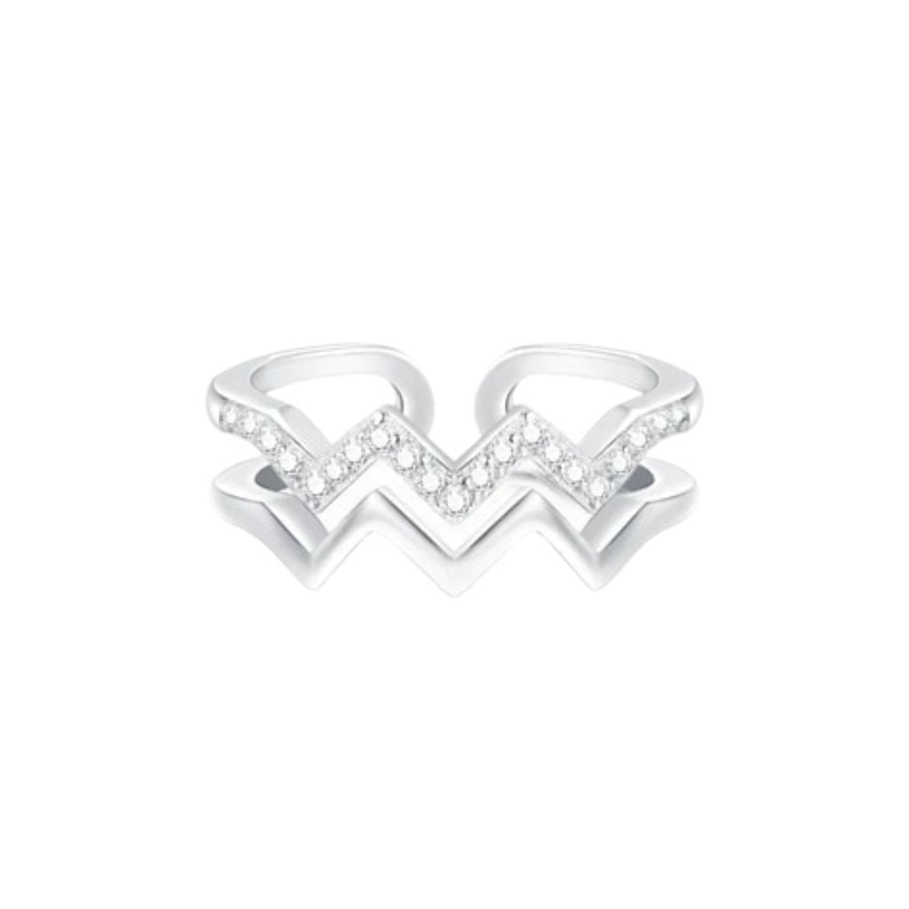 925 Sterling Silver Women's Adjustable Rings Bulk Rate 150/Gram Design-35