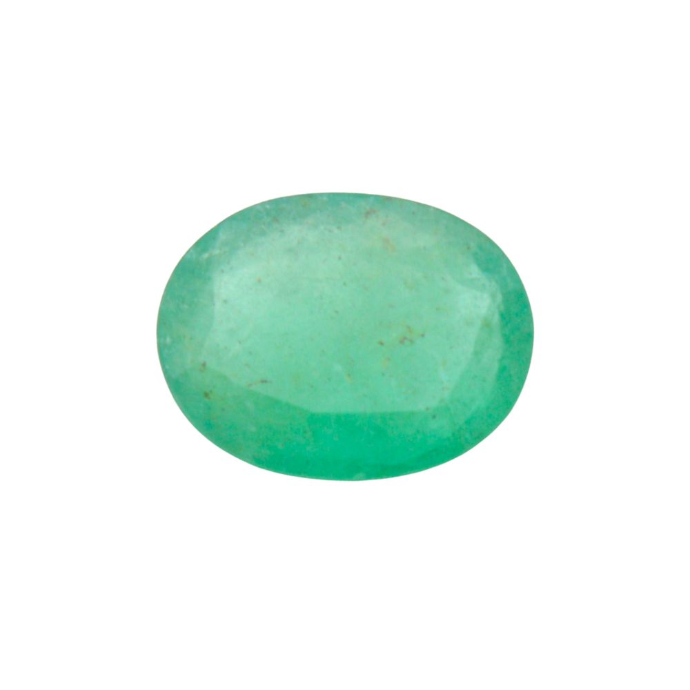 3 Carat 3.3 Ratti Certified Natural Zambian Emerald (Panna) Oval Shape Fine Quality Loose Gemstone at Wholesale Rates (Rs 900/carat)