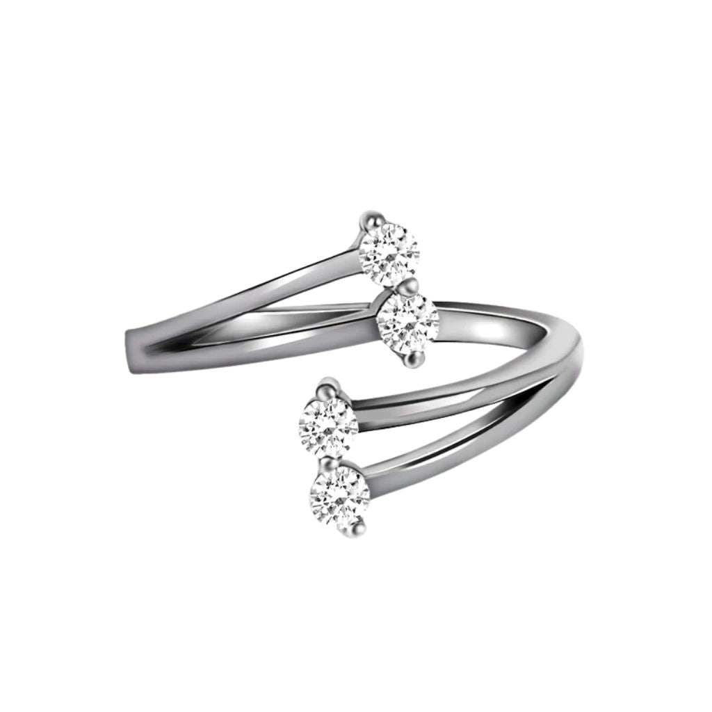 925 Sterling Silver Women's Adjustable Rings Bulk Rate 150/Gram Design-9