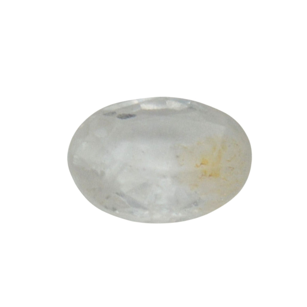 1.7 Carat 1.9 Ratti Certified Natural Ceylon White Sapphire (Safed Pukhraj) Fine Quality Loose Gemstone at Wholesale Rates (Rs 450/Carat)