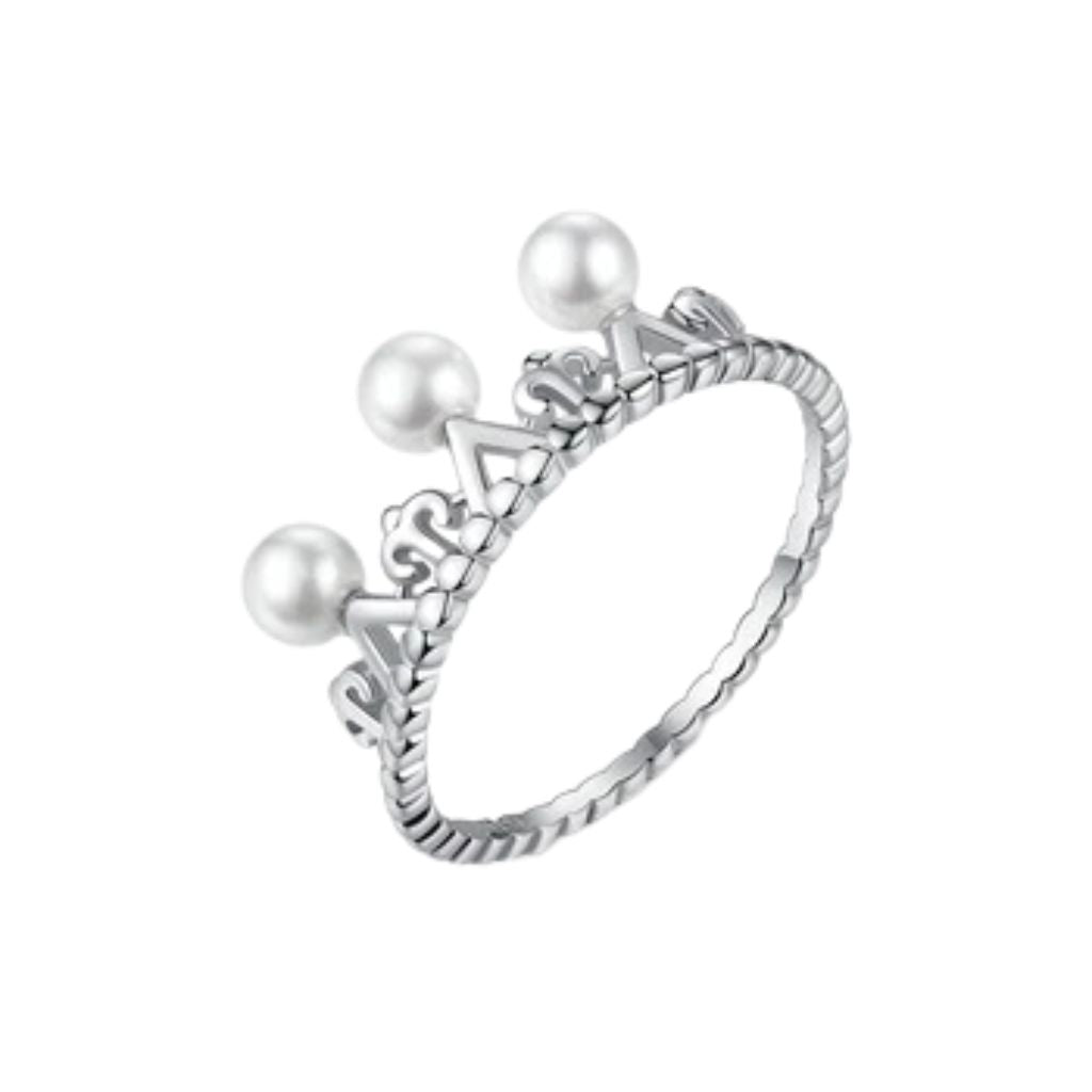 925 Sterling Silver Women's Pearl Rings Bulk Rate 150/Gram Design-24