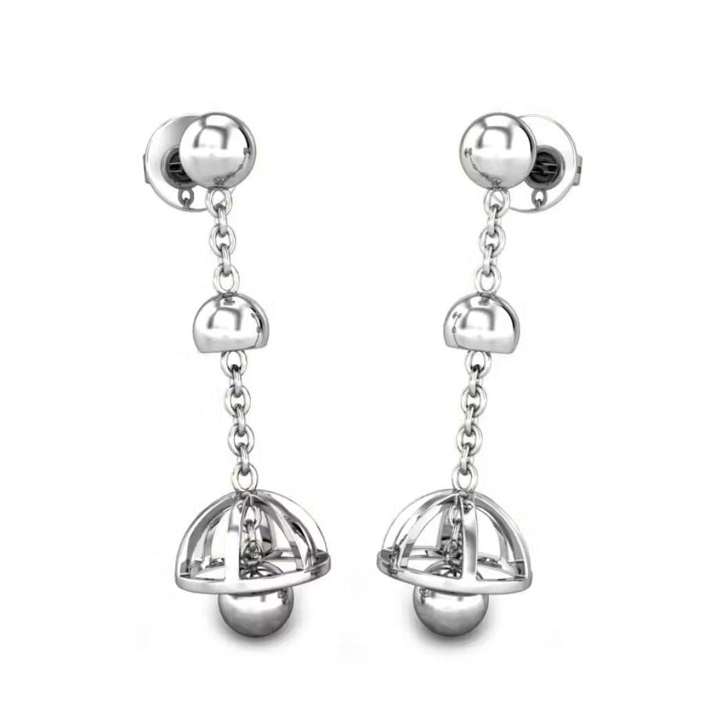 925 Sterling Silver Women's Modern Dangle Earrings Bulk Rate 150/Gram Design-12