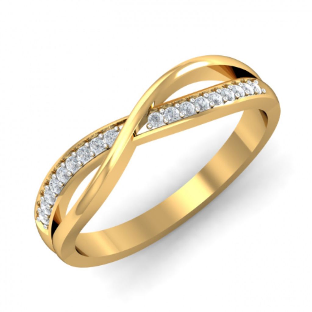 18k Gold Plated Women's Rings 925 Sterling Silver Bulk Rate 160/Gram Design-6