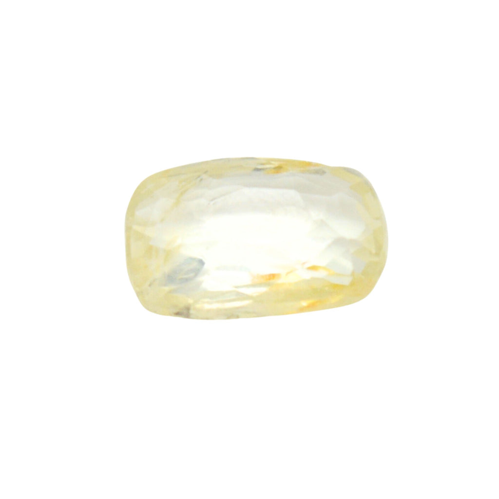 3.1 Carat 3.4 Ratti Certified Natural Ceylon Yellow Sapphire (Pukhraj) Fine Quality Loose Gemstone at Wholesale Rates (Rs 9500/Carat)