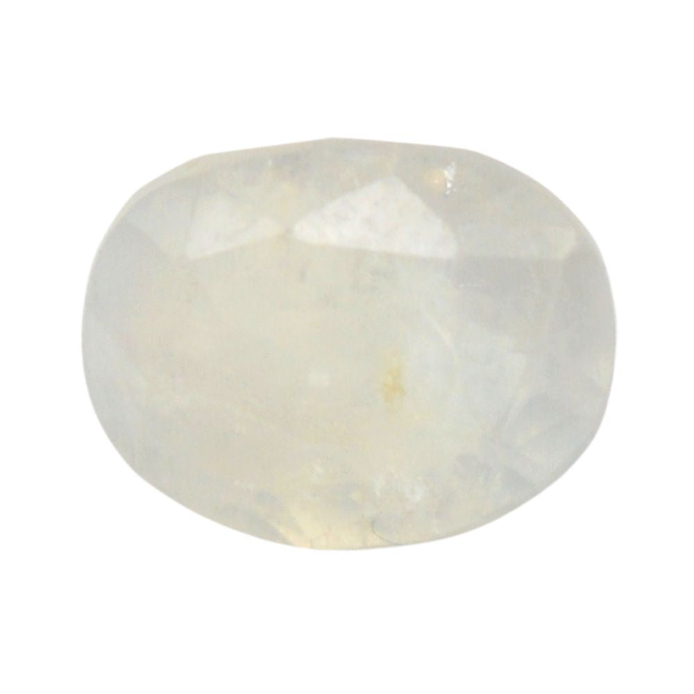 5.44 Ratti 4.9 Carat Certified Natural Ceylon Sri Lanka White Sapphire (Safed Pukhraj) at Wholesale Rate (Rs 850/carat)