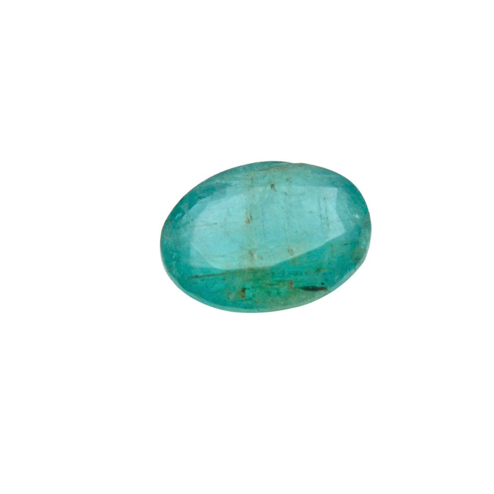 3.9 Carat 4.3 Ratti Certified Natural Zambian Emerald (Panna) Oval Shape Fine Quality Loose Gemstone at Wholesale Rates (Rs 850/carat)