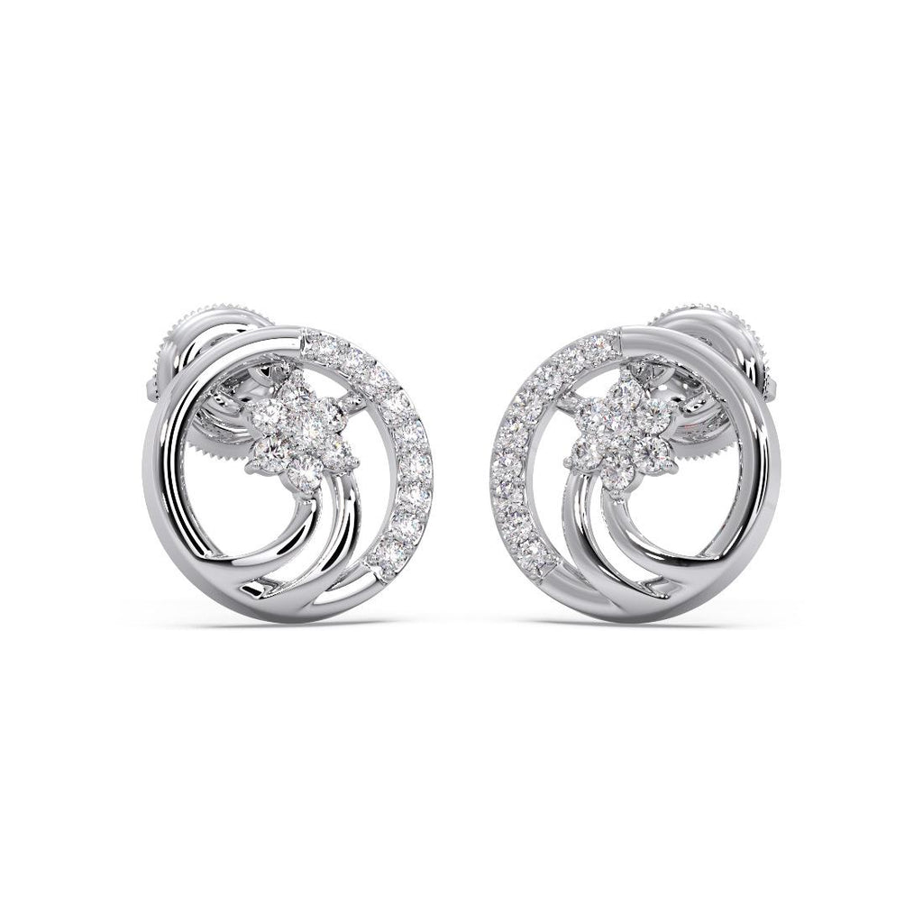 925 Sterling Silver Women's CZ Stud Earrings Bulk Rate 150/Gram Design-30