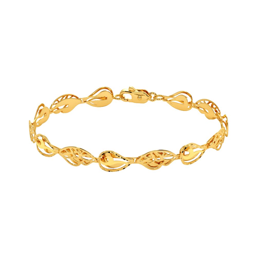 18k Gold Plated Women's Bracelets 925 Sterling Silver Bulk Rate 160/Gram Design-11