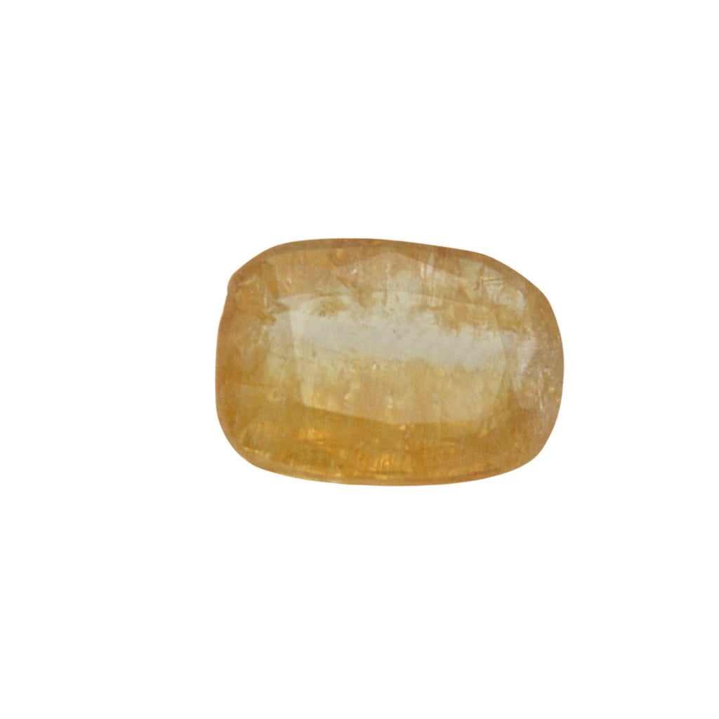 2.8 Carat 3.1 Ratti Certified Natural Ceylon Yellow Sapphire (Pukhraj) Fine Quality Loose Gemstone at Wholesale Rates (Rs 2000/Carat)