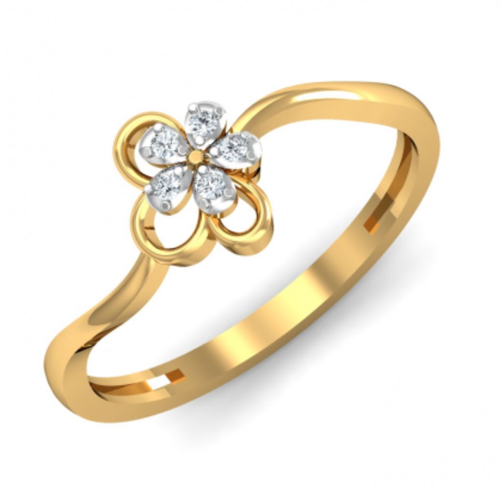 18k Gold Plated Women's Rings 925 Sterling Silver Bulk Rate 160/Gram Design-23