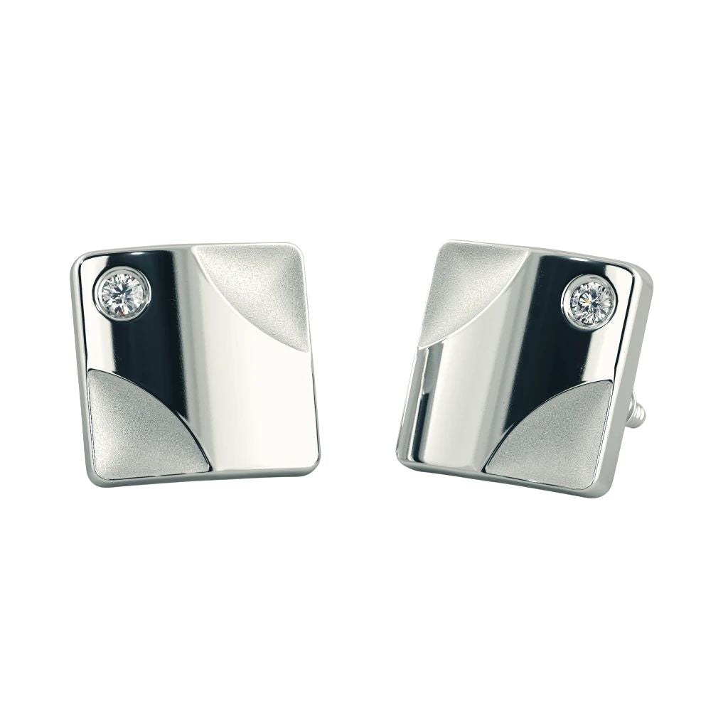 925 Sterling Silver Women's Stud Halo Earrings Bulk Rate 150/Gram Design-39