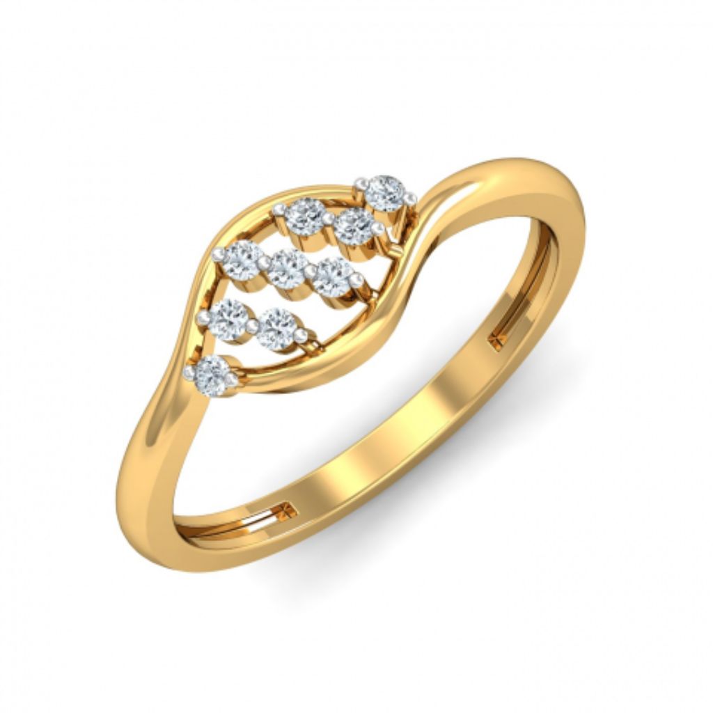 18k Gold Plated Women's Rings 925 Sterling Silver Bulk Rate 160/Gram Design-28