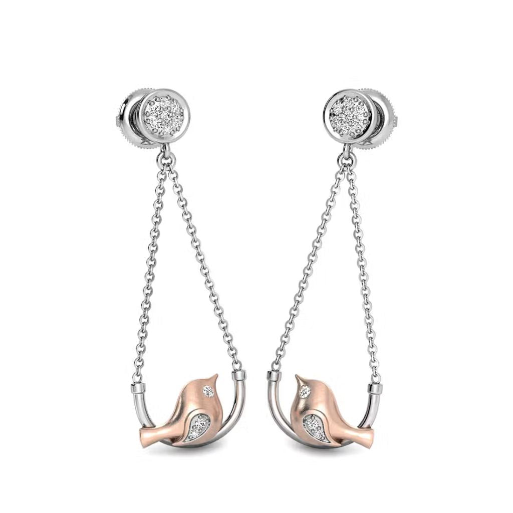 925 Sterling Silver Women's Modern Dangle Earrings Bulk Rate 150/Gram Design-27