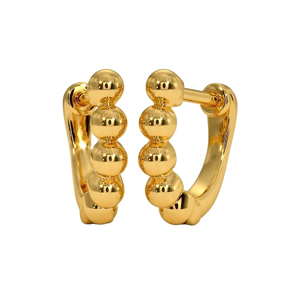 18k Gold Plated Women's Earrings 925 Sterling Silver Bulk Rate 160/Gram Design-2