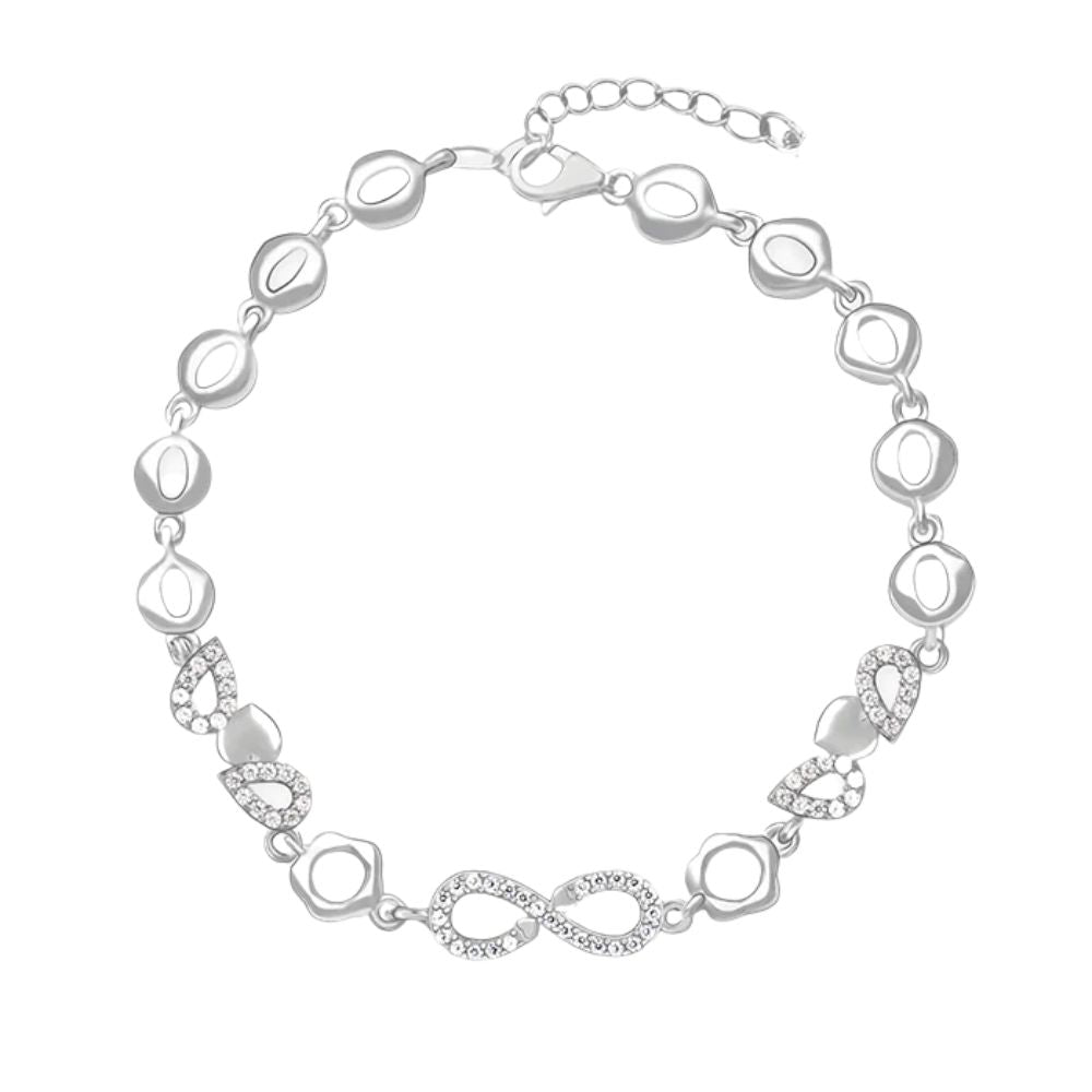 925 Sterling Silver Women's Charm  Bracelet Bulk Rate 150/Gram Design-28