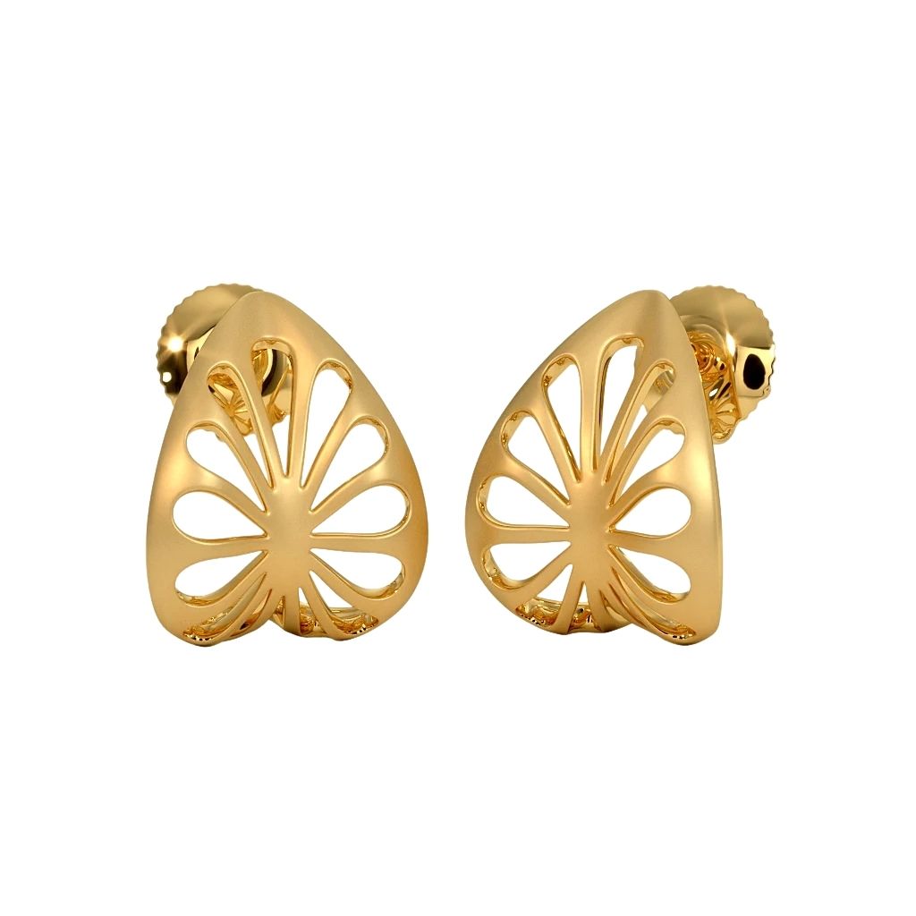 18k Gold Plated Women's Earrings 925 Sterling Silver Bulk Rate 160/Gram Design-39