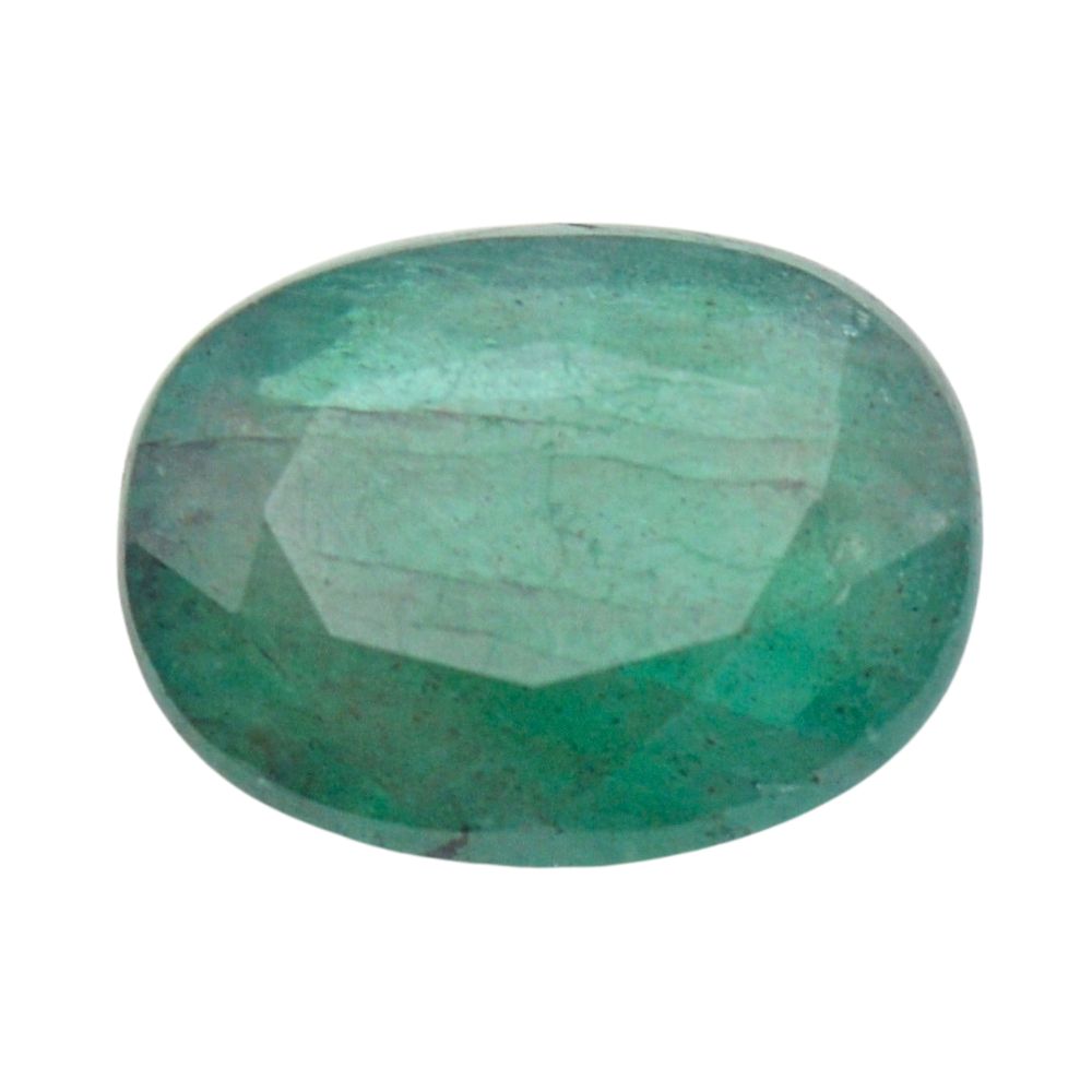 5.1 Carat 5.7 Ratti Certified Natural Zambian Emerald (Panna) Oval Shape Fine Quality Loose Gemstone at Wholesale Rates (Rs 1100/carat)