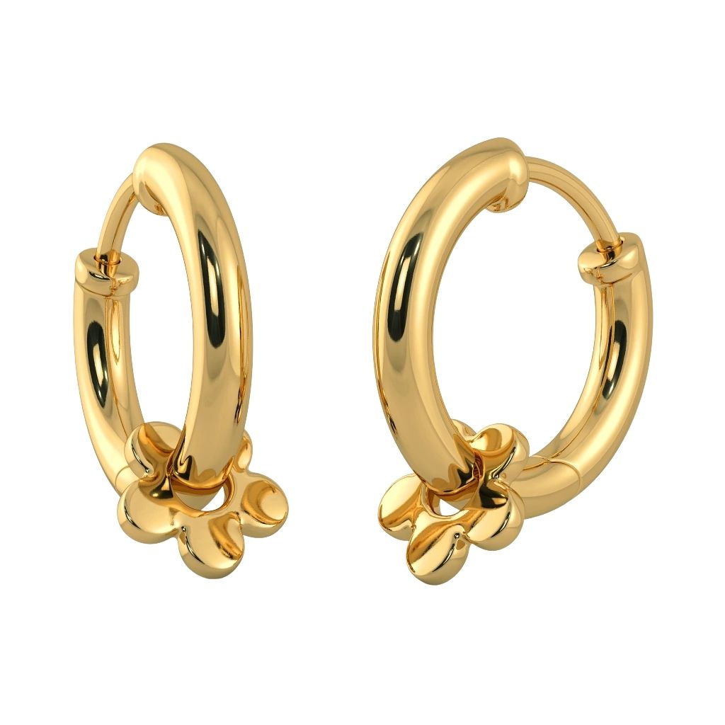 18k Gold Plated Women's Earrings 925 Sterling Silver Bulk Rate 160/Gram Design-21