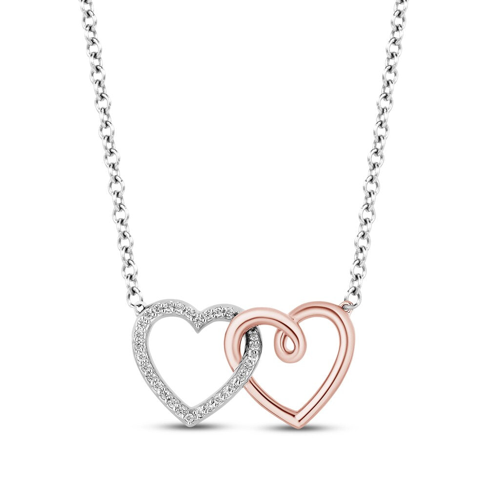 925 Sterling Silver Women's Heart Shape Necklace Bulk Rate 150/Gram Design-10