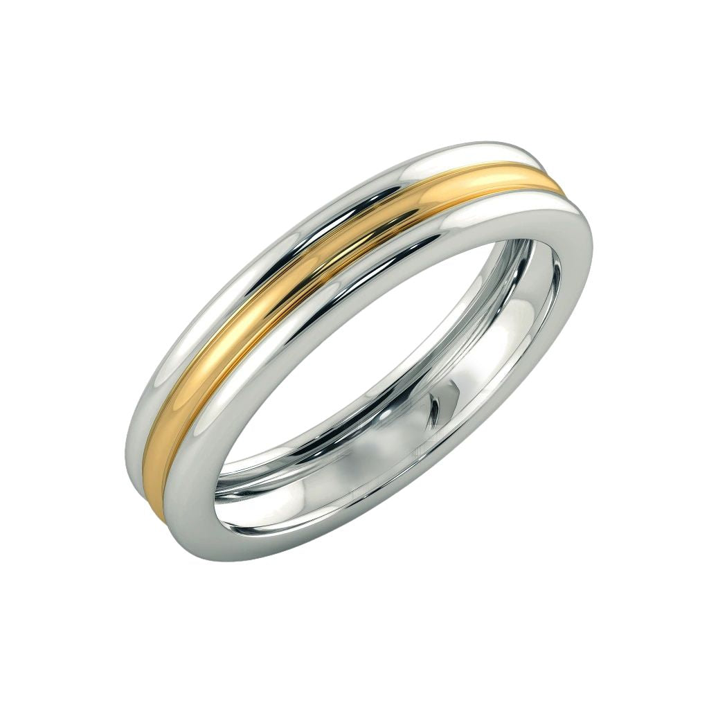 Men's 925 Silver Band Ring at Bulk Rate Rs 150/Gram Design 1