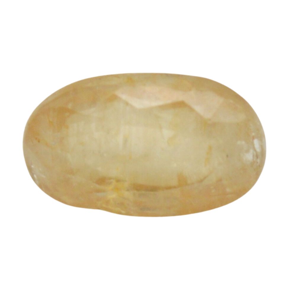 2.9 Carat 3.2 Ratti Certified Natural Ceylon Yellow Sapphire (Pukhraj) Fine Quality Loose Gemstone at Wholesale Rates (Rs 2500/Carat)