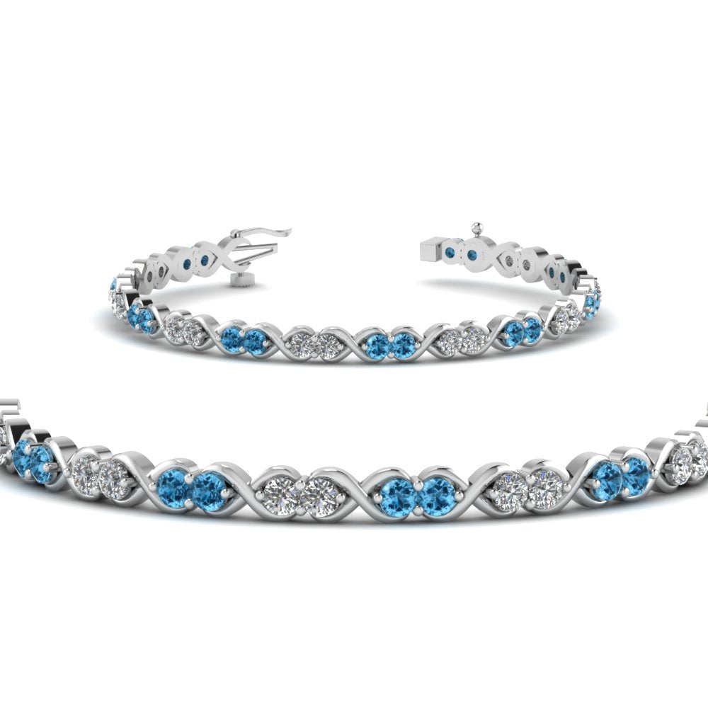 925 Sterling Silver Women's Tennis Bracelet Bulk Rate 150/Gram Design-23