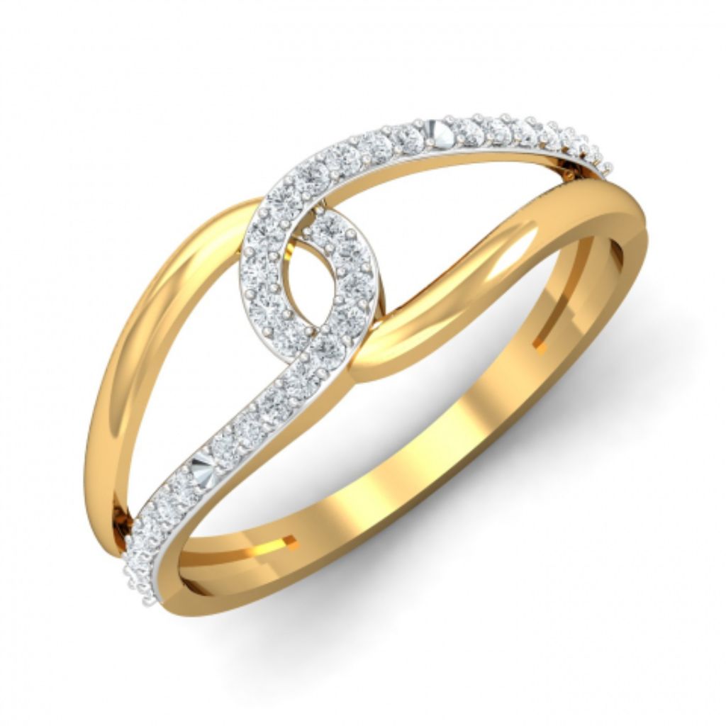 18k Gold Plated Women's Rings 925 Sterling Silver Bulk Rate 160/Gram Design-19