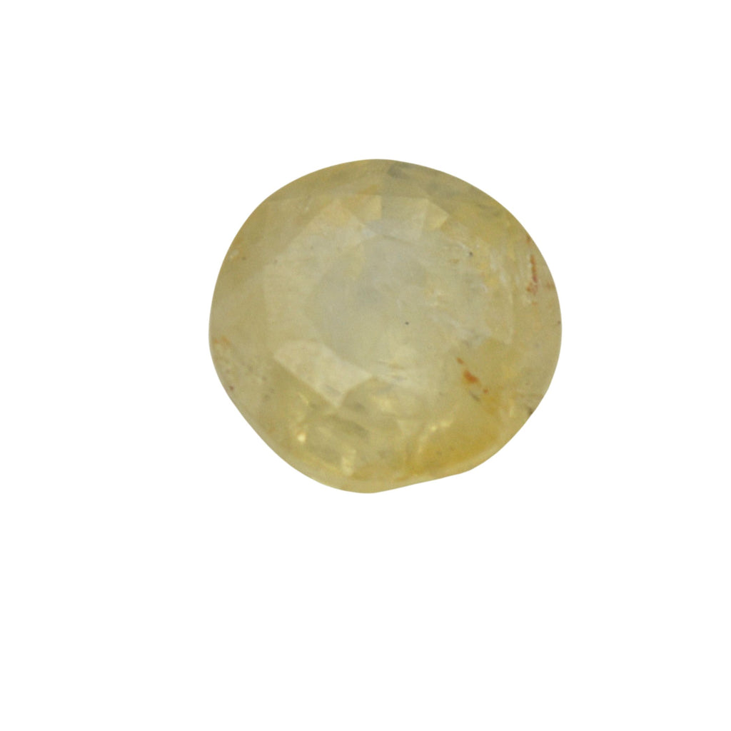 3.5 Carat 3.9 Ratti Certified Natural Ceylon Yellow Sapphire (Pukhraj) Fine Quality Loose Gemstone at Wholesale Rates (Rs 1500/Carat)