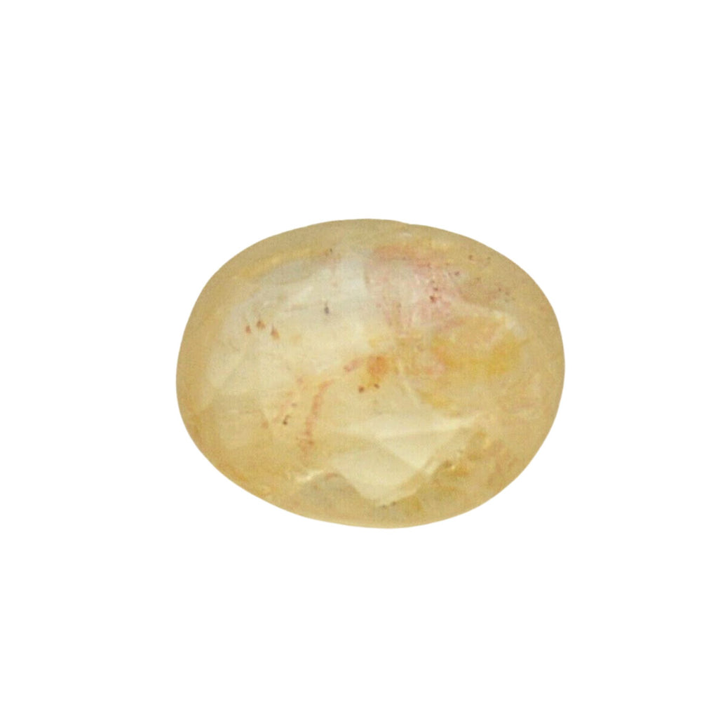 1.9 Carat 2.1 Ratti Certified Natural Ceylon Yellow Sapphire (Pukhraj) Fine Quality Loose Gemstone at Wholesale Rates (Rs 450/Carat)