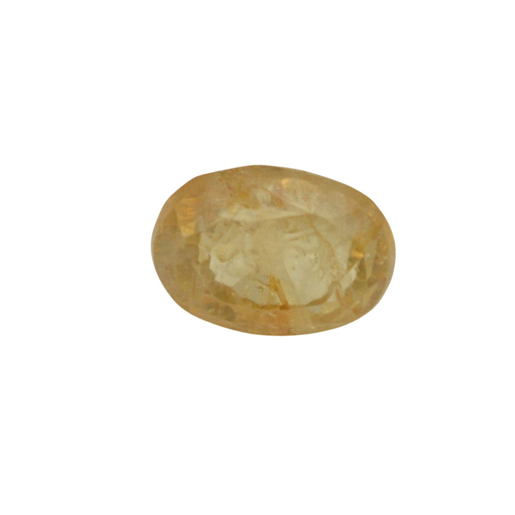 2.9 Carat 3.2 Ratti Certified Natural Ceylon Yellow Sapphire (Pukhraj) Fine Quality Loose Gemstone at Wholesale Rates (Rs 1000/Carat)