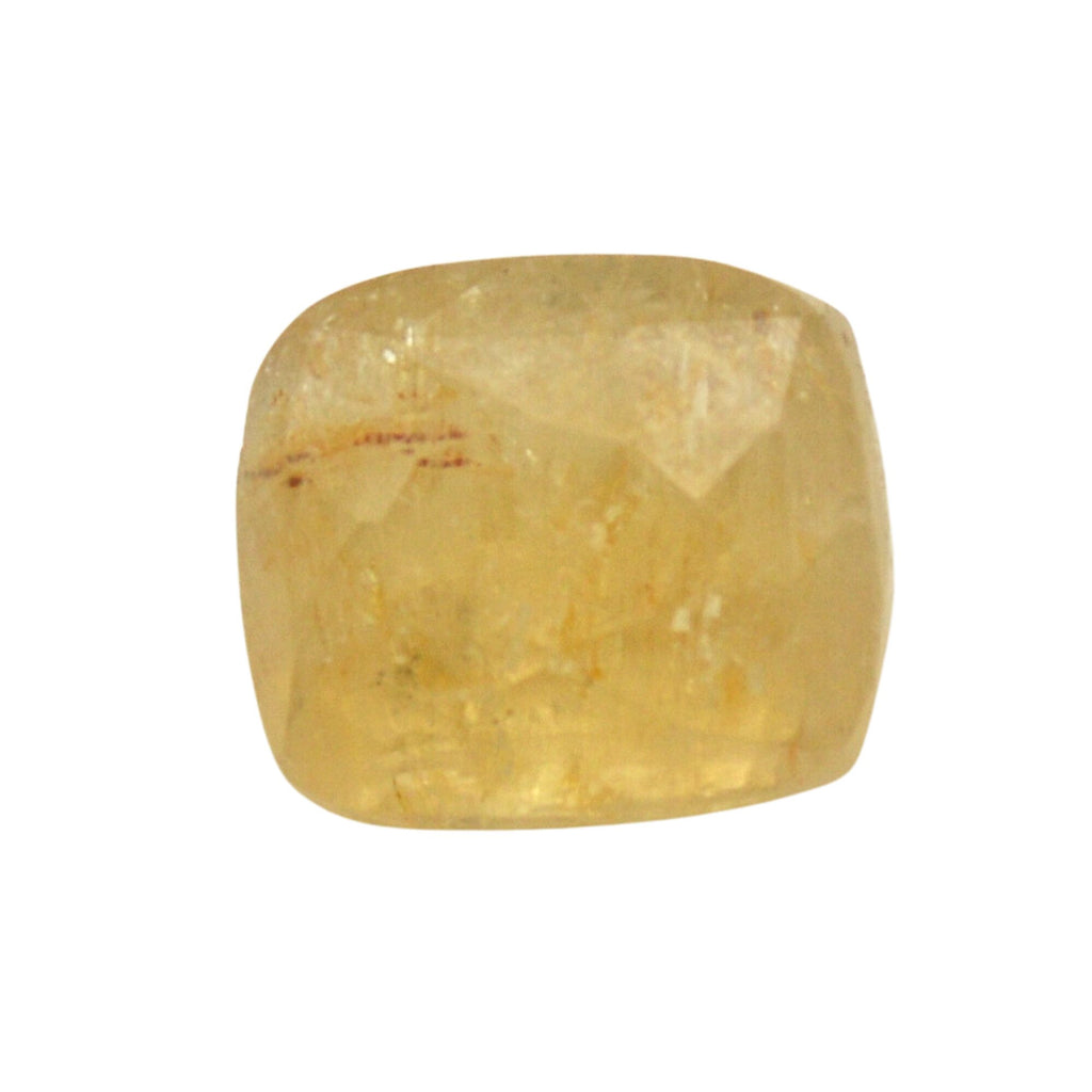 7.6 Ratti 6.8 Carat Certified Natural Ceylon Sri Lanka Yellow Sapphire (Pukhraj) at Wholesale Rate (Rs 2000/carat)