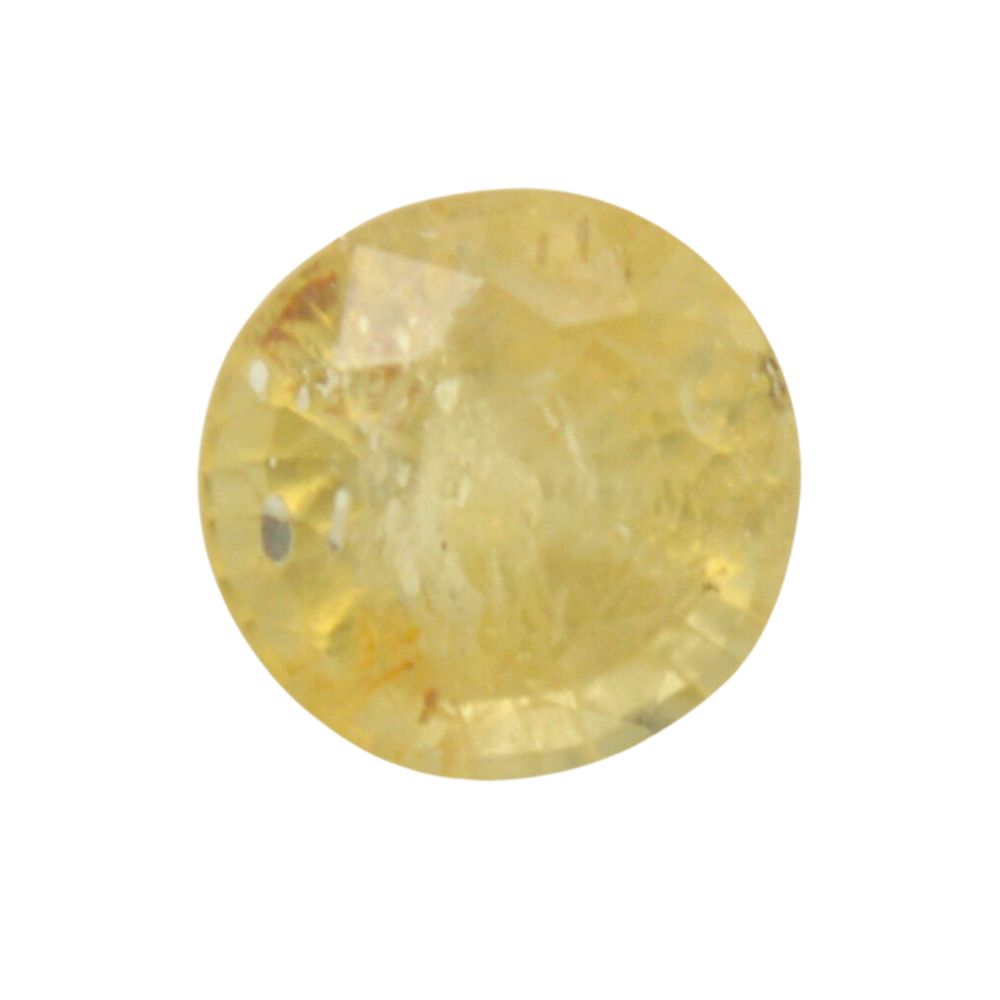 2.4 Carat 2.7 Ratti Certified Natural Ceylon Yellow Sapphire (Pukhraj) Fine Quality Loose Gemstone at Wholesale Rates (Rs 2500/Carat)