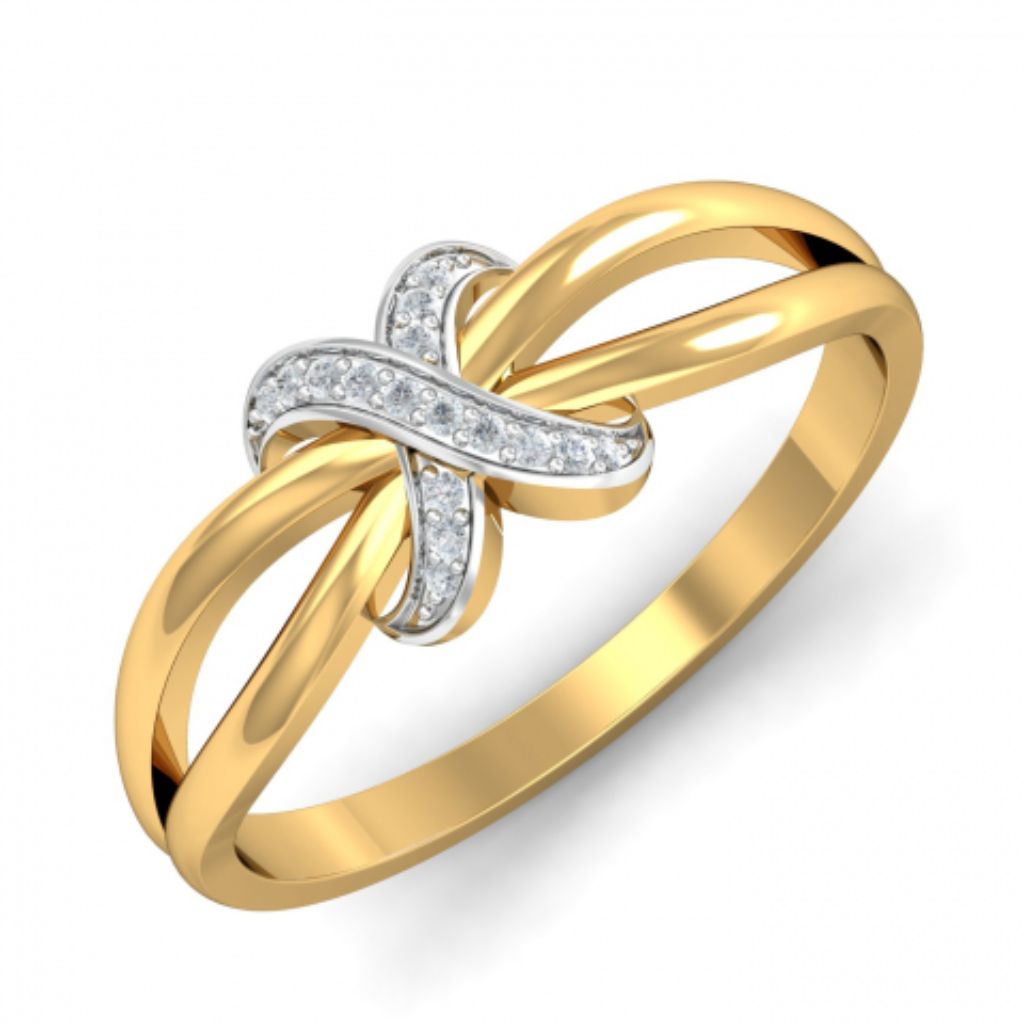 18k Gold Plated Women's Rings 925 Sterling Silver Bulk Rate 160/Gram Design-26