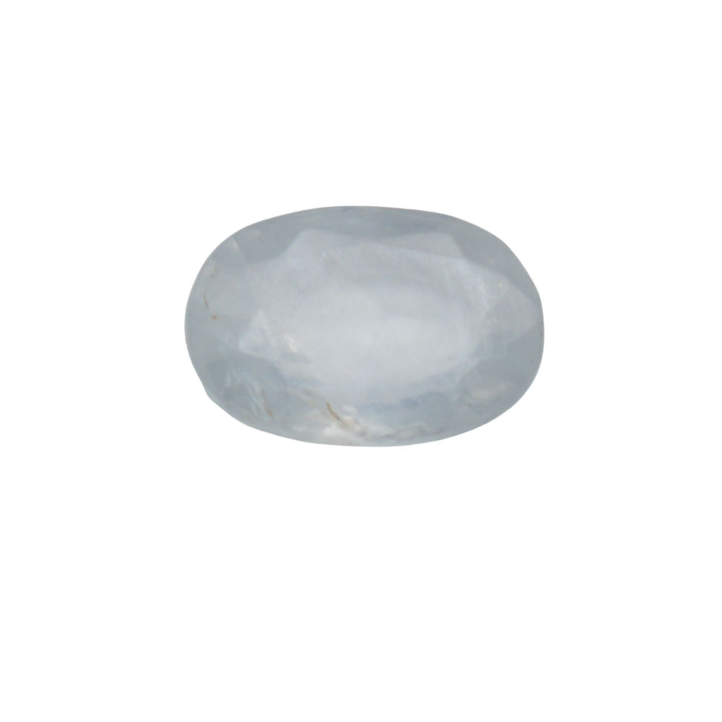 2.4 Ratti 2.2 Carat Certified Natural Ceylon Sri Lanka White Sapphire Loose Gemstone Safed Pukhraj Wholesale Rate ( Rs 650/carat)
