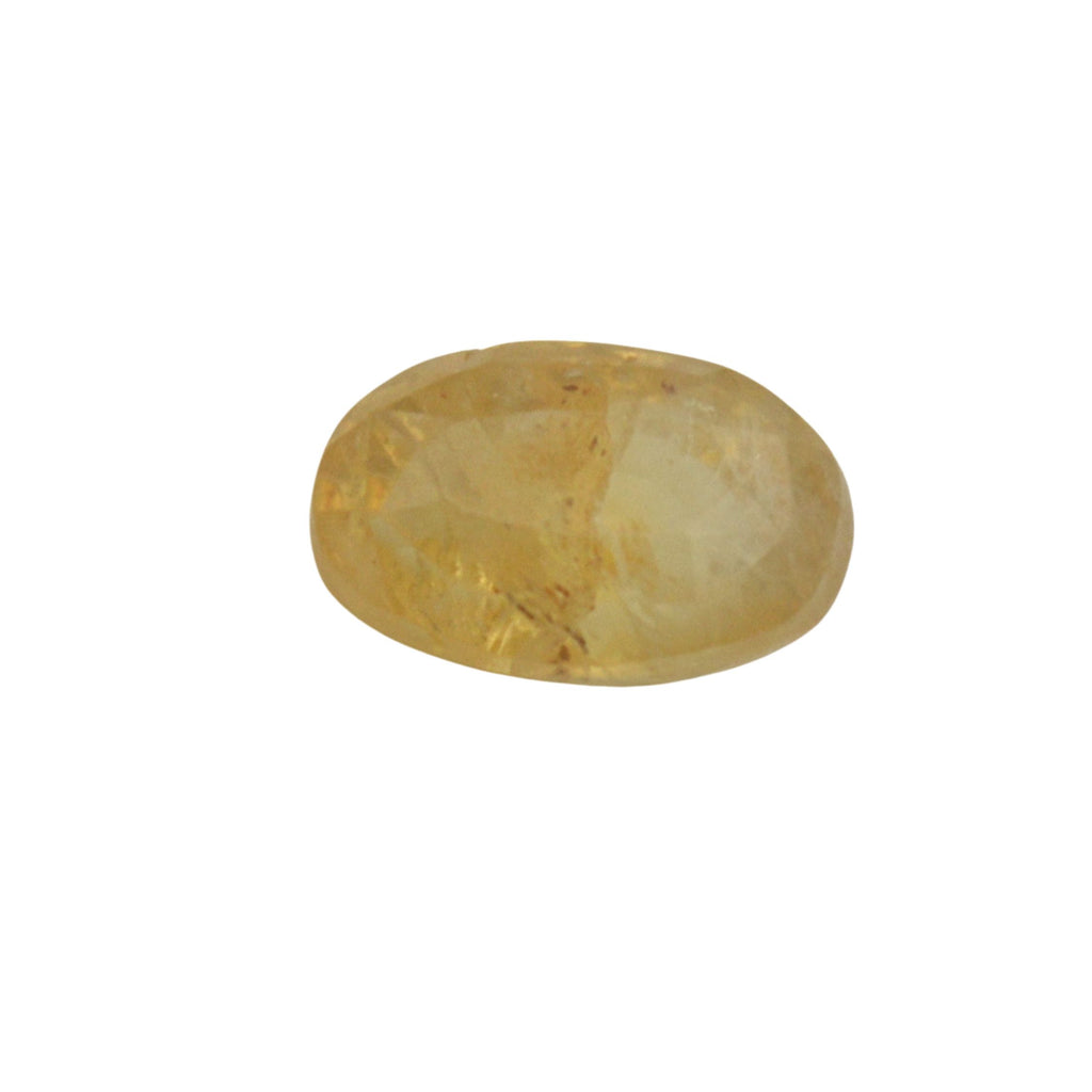 2.7 Carat 3 Ratti Certified Natural Ceylon Yellow Sapphire (Pukhraj) Fine Quality Loose Gemstone at Wholesale Rates (Rs 1500/Carat)