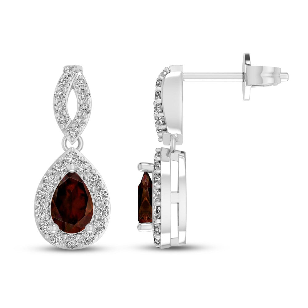 925 Sterling Silver Womens Gemstone Drop Earrings Bulk Rate 150/Gram Design-31