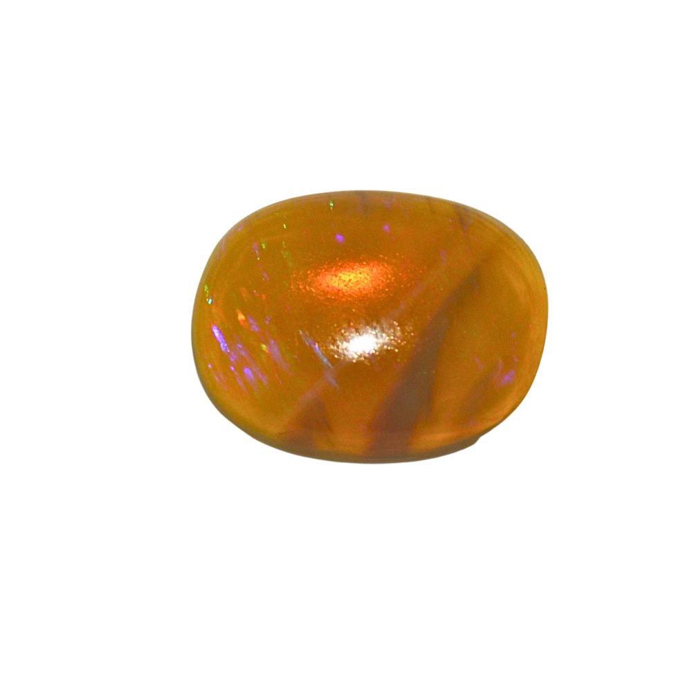 4.3 Ratti 3.9 Carat Natural Fire Opal Fine Quality Loose Gemstone at Wholesale Rate (Rs 300/Carat)