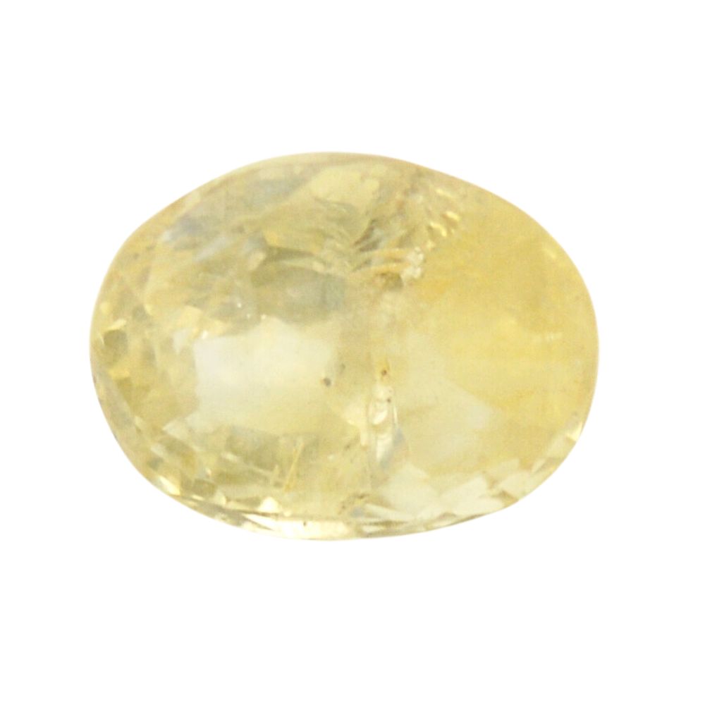8.4 Ratti 7.6 Carat Certified Natural Ceylon Sri Lanka Yellow Sapphire (Pukhraj) at Wholesale Rate (Rs 2500/carat)