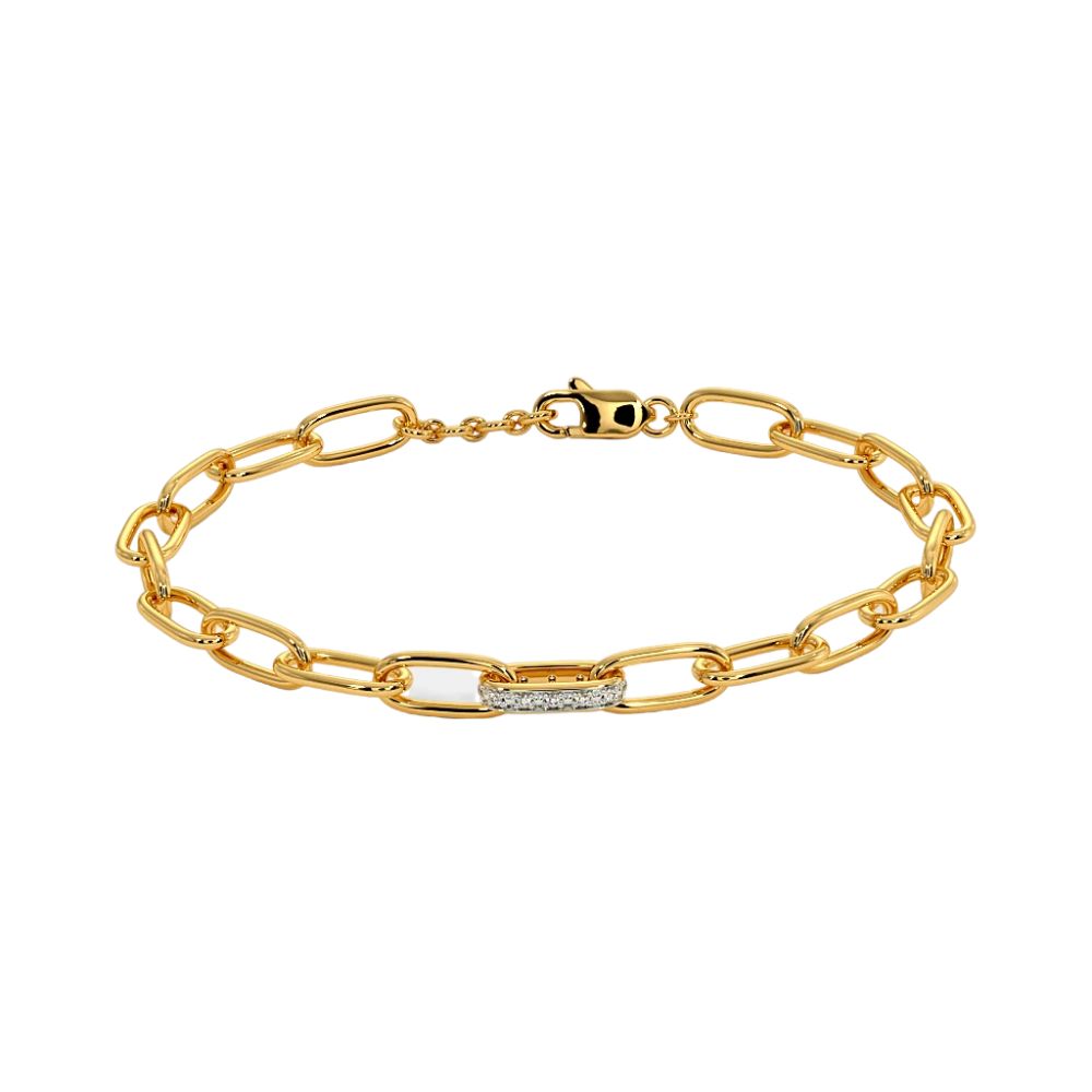 18k Gold Plated Women's Bracelets 925 Sterling Silver Bulk Rate 160/Gram Design-4