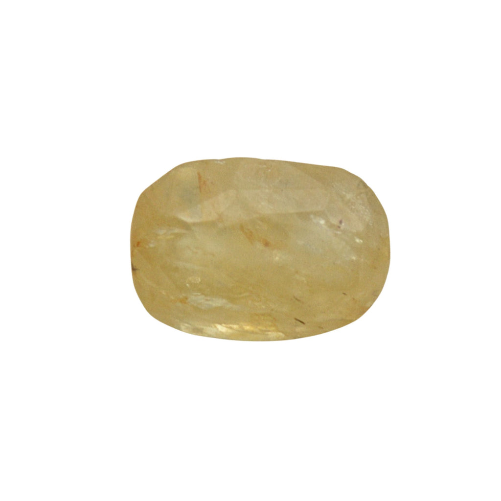 2.8 Carat 3.1 Ratti Certified Natural Ceylon Yellow Sapphire (Pukhraj) Fine Quality Loose Gemstone at Wholesale Rates (Rs 1500/Carat)