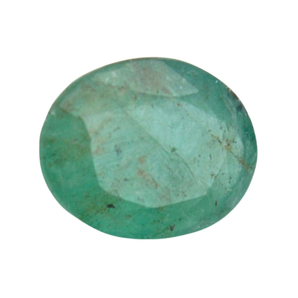 3.4 Carat 3.8 Ratti Certified Natural Zambian Emerald (Panna) Oval Shape Fine Quality Loose Gemstone at Wholesale Rates (Rs 850/carat)