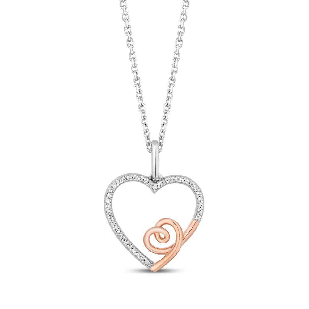 925 Sterling Silver Women's Heart Shape Necklace Bulk Rate 150/Gram Design-8