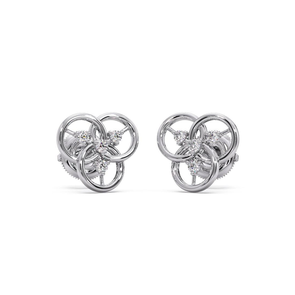 925 Sterling Silver Women's CZ Stud Earrings Bulk Rate 150/Gram Design-32