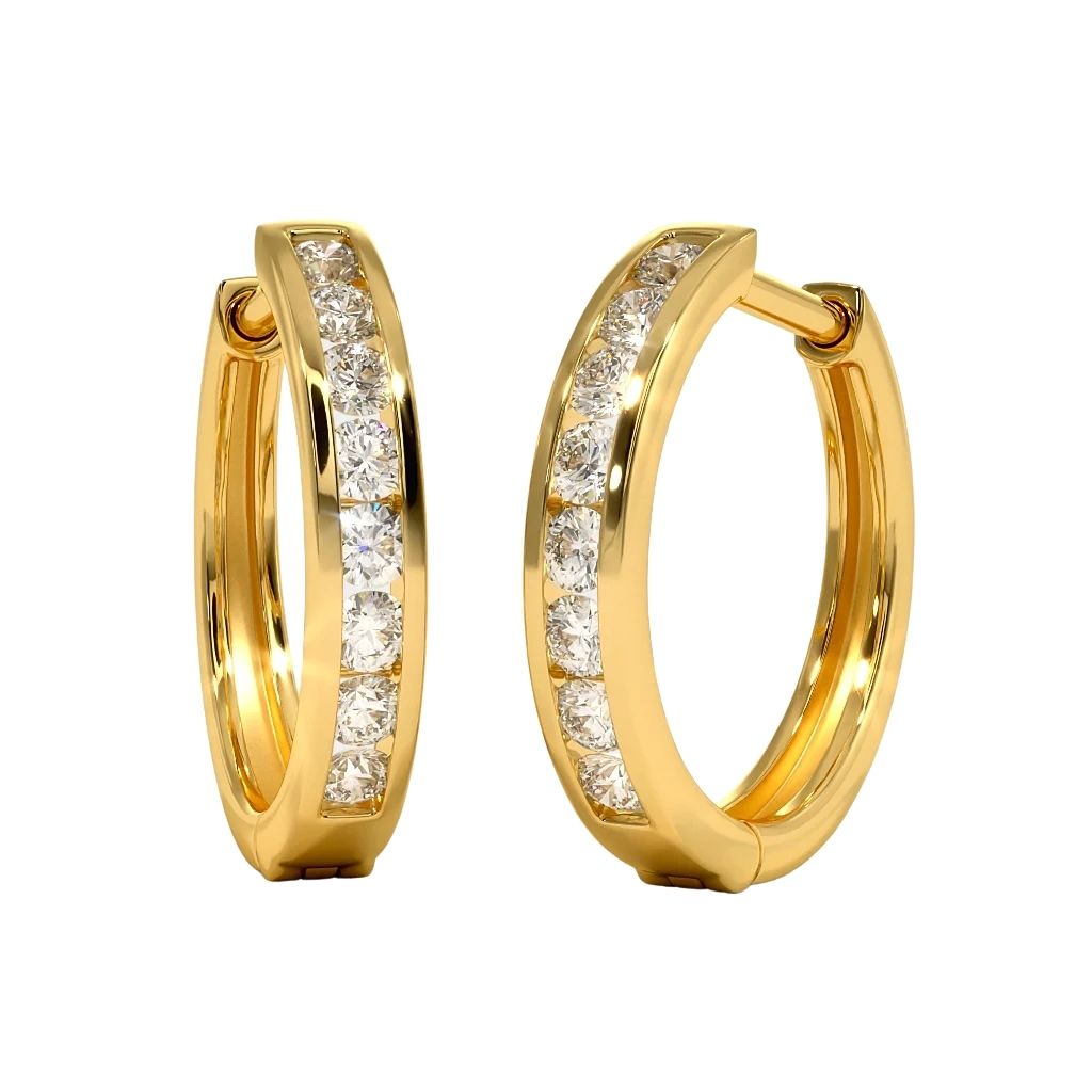 18k Gold Plated Women's Earrings 925 Sterling Silver Bulk Rate 160/Gram Design-17