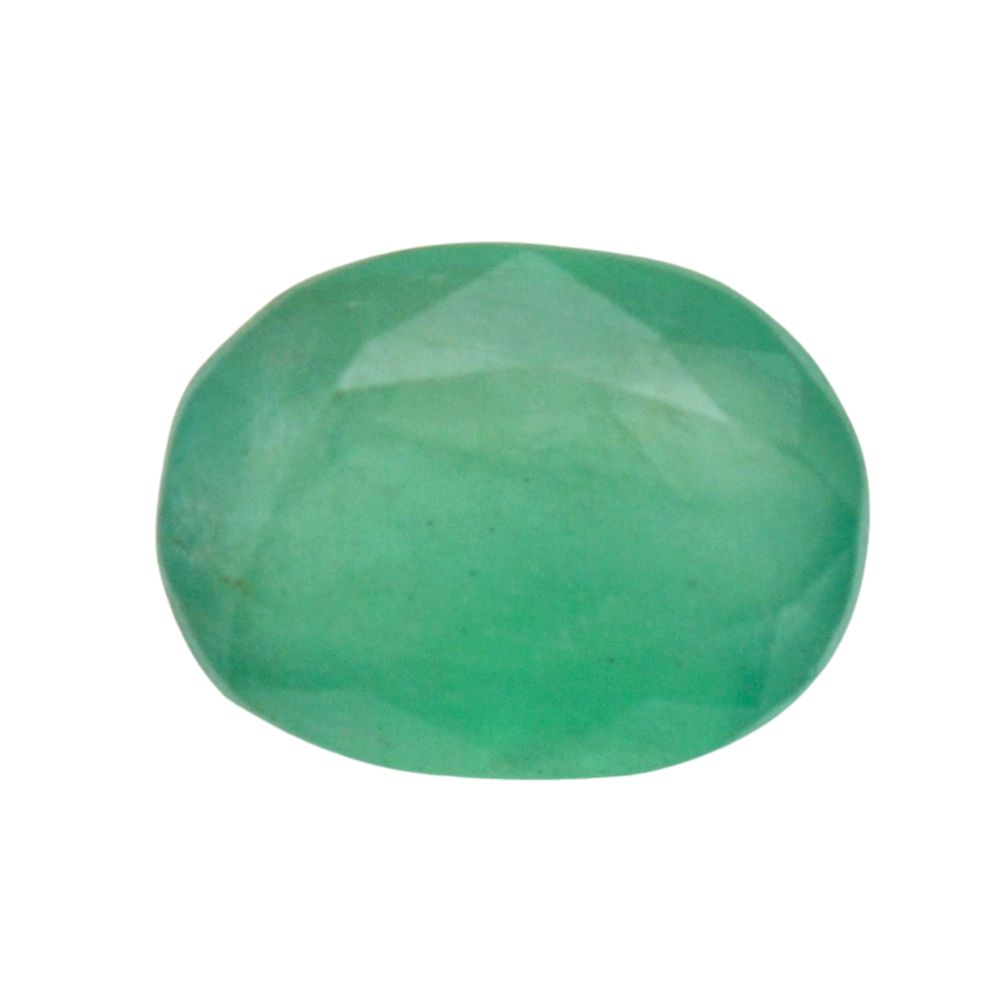2.6 Carat 2.9 Ratti Certified Natural Zambian Emerald (Panna) Oval Shape Fine Quality Loose Gemstone at Wholesale Rates (Rs 900/carat)