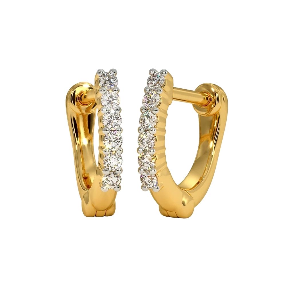 18k Gold Plated Women's Earrings 925 Sterling Silver Bulk Rate 160/Gram Design-22