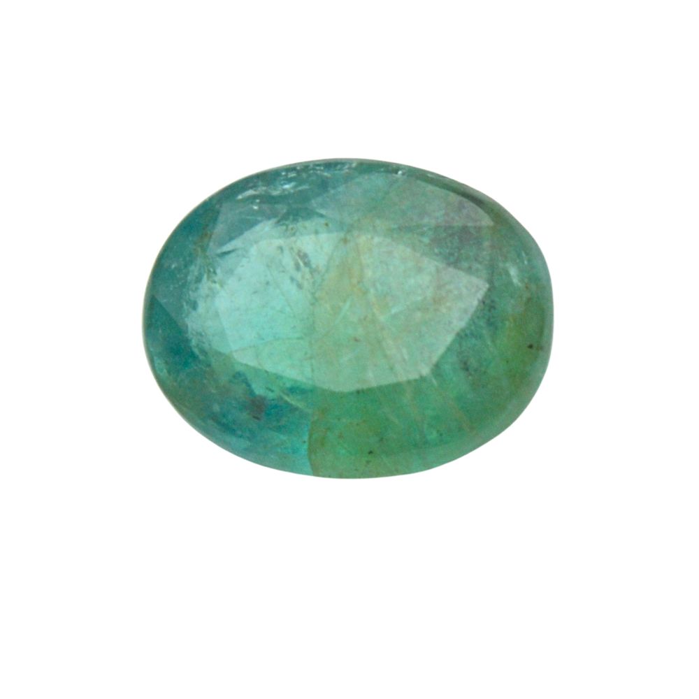 4 Carat 4.4 Ratti Certified Natural Zambian Emerald (Panna) Oval Shape Fine Quality Loose Gemstone at Wholesale Rates (Rs 900/carat)