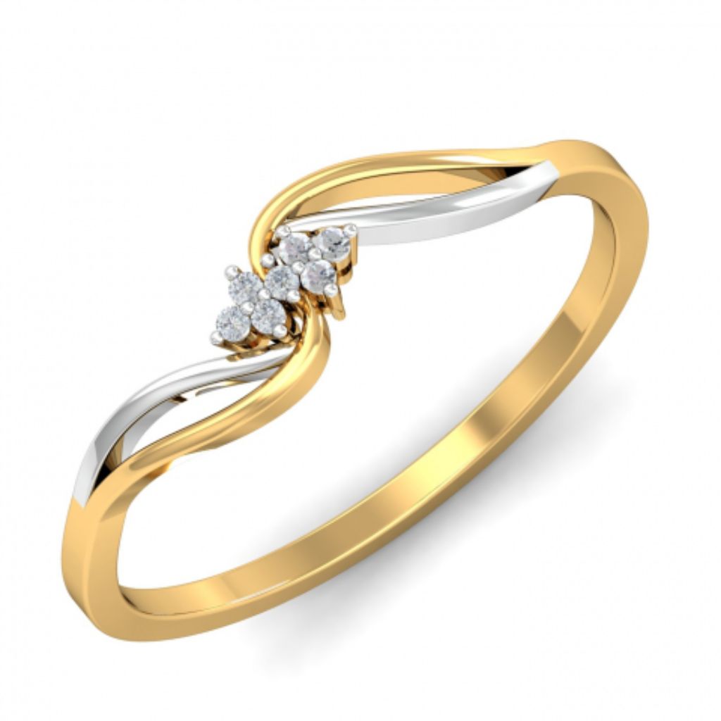 18k Gold Plated Women's Rings 925 Sterling Silver Bulk Rate 160/Gram Design-10